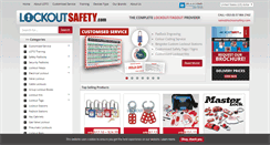 Desktop Screenshot of lockoutsafety.com